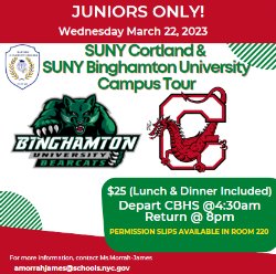 SUNY Binghamton Bearcats logo and SUNY Cortland Red Dragon logo